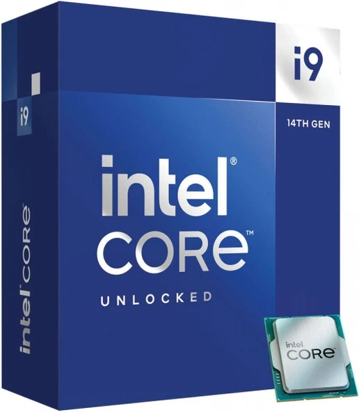 intel Core i9 14900K 3.2GHZ 36MB BOX FANSIZ 125W 1700P (14.Nesil) UHD770VGA ürün görseli