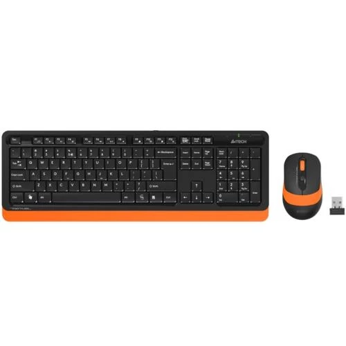 A4 Tech Klavye Set Fg1010 Q Tr Usb Turuncu Wıreless Kb+Mouse