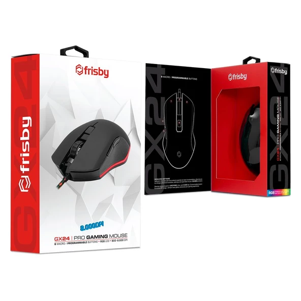 Frısby Mouse Fm-G3345K Gx24 Gamıng Kablolu Mouse - 3