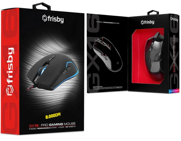 Frısby Mouse Fm-G3340K Gx16 Gamıng Kablolu Mouse - 2