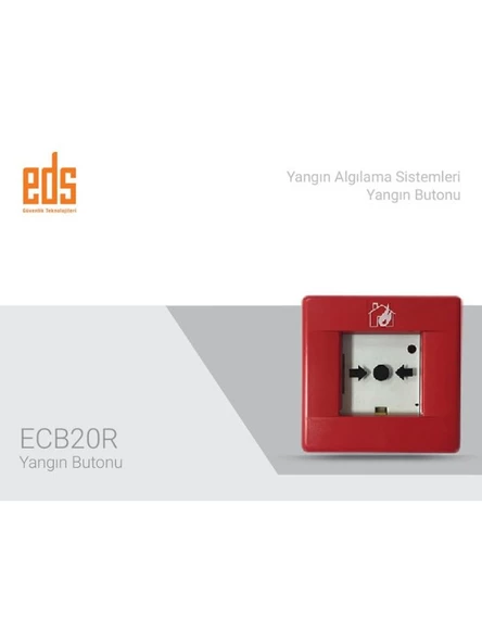 EDS ECB20R Resetlenebilir Tip Yangın İhbar Butonu - 2