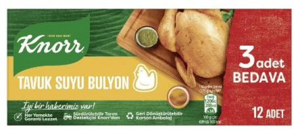 Knorr Bulyon Tavuk 12 LT 240 GR (24'lü)