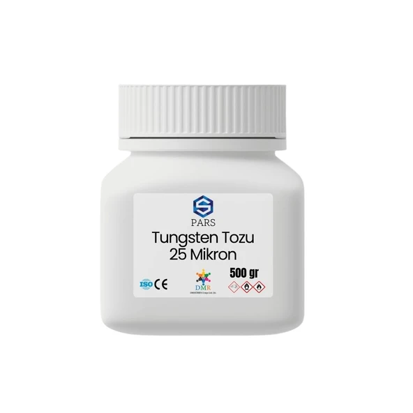 Tungsten Tozu 25 Mikron 500 Gr