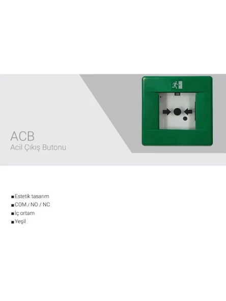 EDS ACB Acil Çıkış Butonu - 3