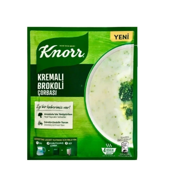 Knorr Klasik Kremalı Brokoli Çorbası 70 Gr. (6'lı)