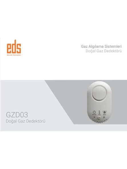 EDS GZD03 Tak Çalıştır Doğalgaz Dedektörü - 3