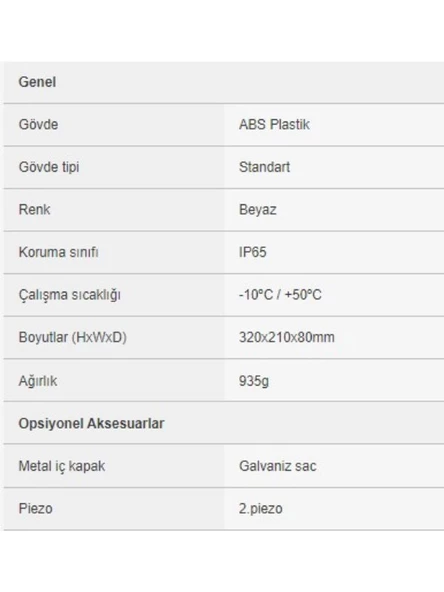 EDS AS240K Yürüyen LED Göstergeli Harici Siren - 7