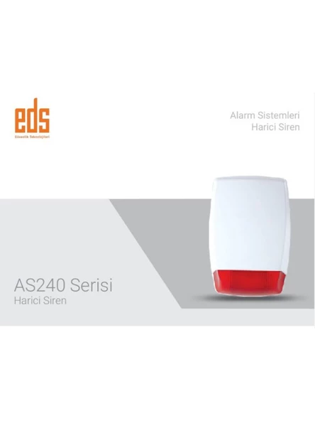 EDS AS240K Yürüyen LED Göstergeli Harici Siren - 3