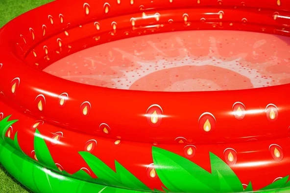 Bestway Sweet Strawberry Çocuk Şişme Oyun Havuzu (Çilek Desenli) - 6