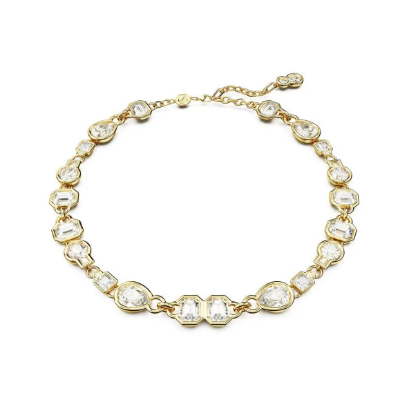 5665497 Swarovski Kolye Dextera necklaceMixed cuts, White, Gold-tone plated