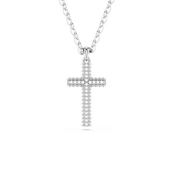 5675577 Swarovski Kolye insigne:Pend Cross_Full Pave Whi/Rhs