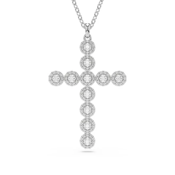 5675573 Swarovski Kolye insigne:Pend Cross_Angelic Whi/Rhs - 1