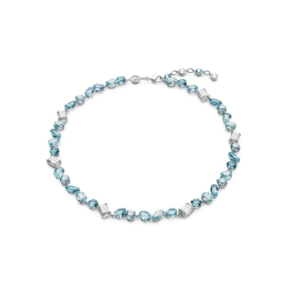 5666007 Swarovski Kolye Gema:All Ard Blu/Rhs