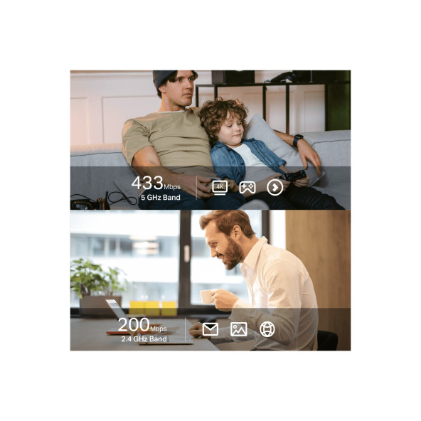 TP-Link Archer T2UB Nano, AC600 Mbps, Çift Bant, Wi-Fi 5 & Bluetooth 4.2, İkisi Bir Arada USB Adaptör - 5