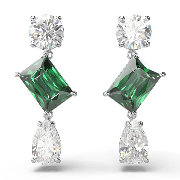 5665878 Swarovski Küpe Mesmera:Pe Sd Trio White/Rhs