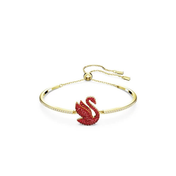 5649774 Swarovski Bilezik iconic Swan:Bracelet Xs Red Scar/Gos S