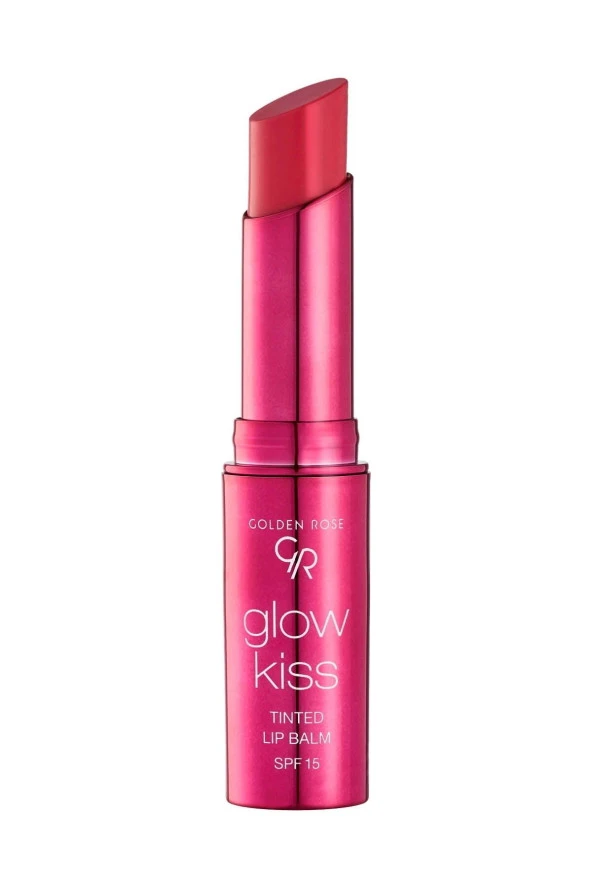 GOLDEN ROSE Glow Kiss Tinted Lip Balm No: 03 Berry Pink - Renkli Dudak Nemlendirici