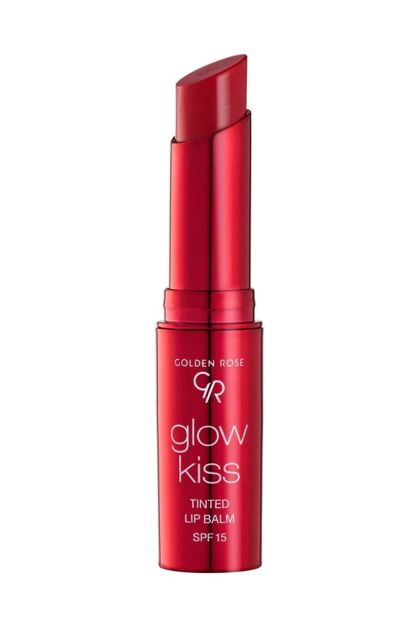 GOLDEN ROSE Glow Kiss Tinted Lip Balm No: 02 Strawberry - Renkli Dudak Nemlendirici