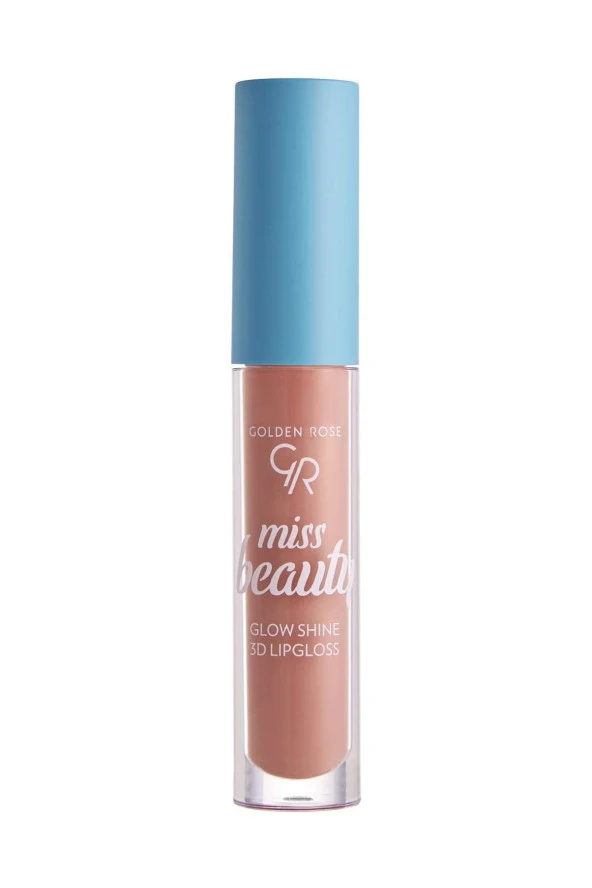 GOLDEN ROSE Miss Beauty Glow Shine 3D Lipgloss No: 03 Soft Peach - Yoğun Dudak Parlatıcısı