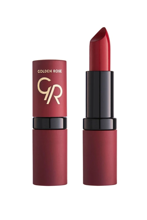 GOLDEN ROSE Velvet Matte Lipstick No:18 Real Red - Mat Ruj - 2