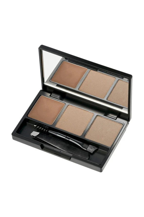 GOLDEN ROSE Eyebrow Styling Kit No:03 Deep Brown - Kaş Şekillendirme Kiti