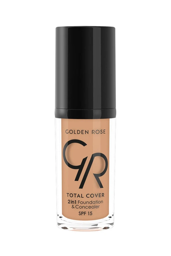 GOLDEN ROSE Total Cover 2 in 1 Foundation & Concealer No:16 Warm Honey - Kapatıcı & Fondöten