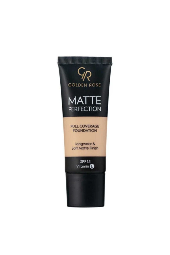 GOLDEN ROSE Matte Perfection Full Coverage Foundation No: Natural 04