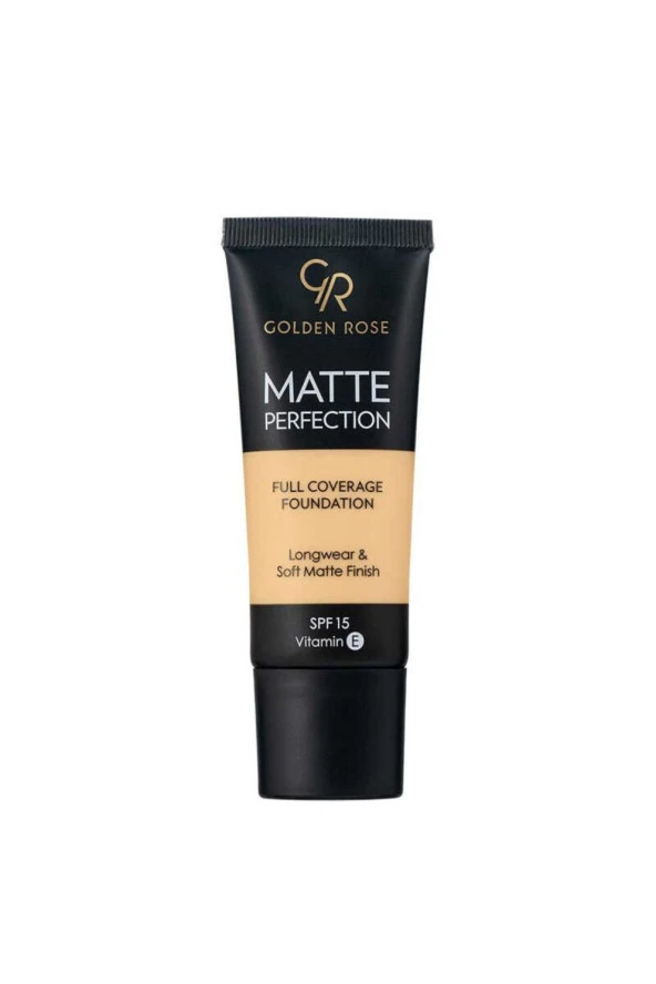 GOLDEN ROSE Matte Perfection Full Coverage Foundation No: Warm 02