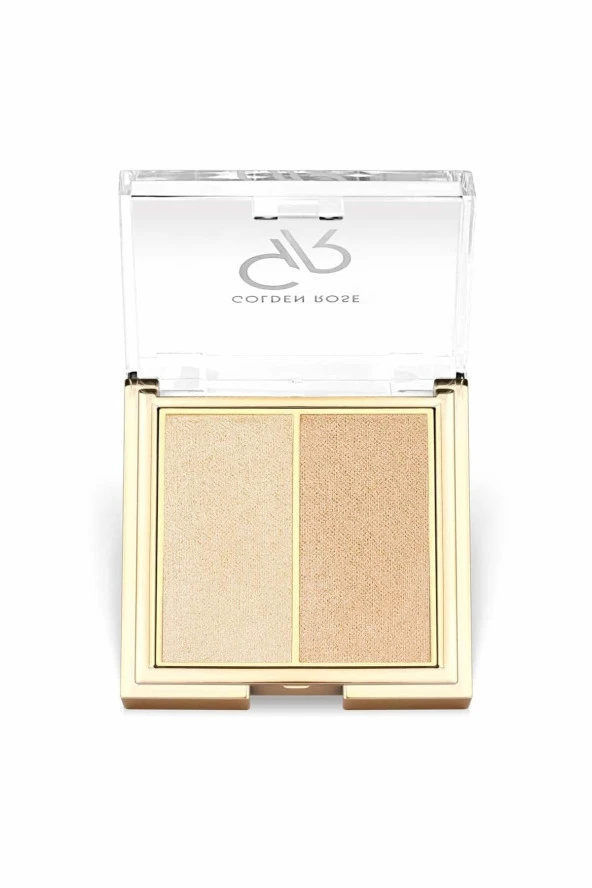 GOLDEN ROSE So Glow! Highlighter Duo No: 101 Starlight - Aydınlatıcı