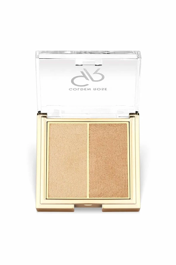 GOLDEN ROSE So Glow! Highlighter Duo No: 102 Sunshine - Aydınlatıcı