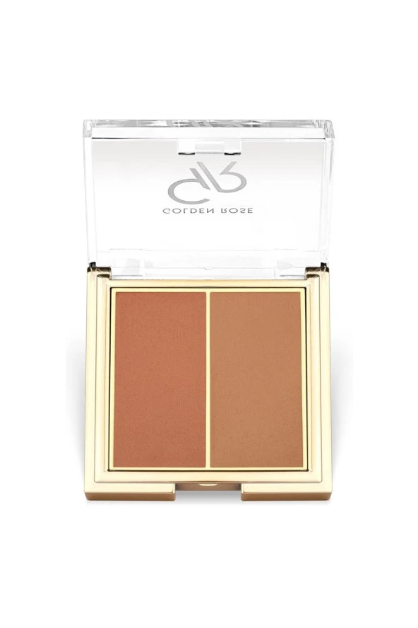 GOLDEN ROSE Iconic Blush Duo No: 03 Rosy Bronze - Allık