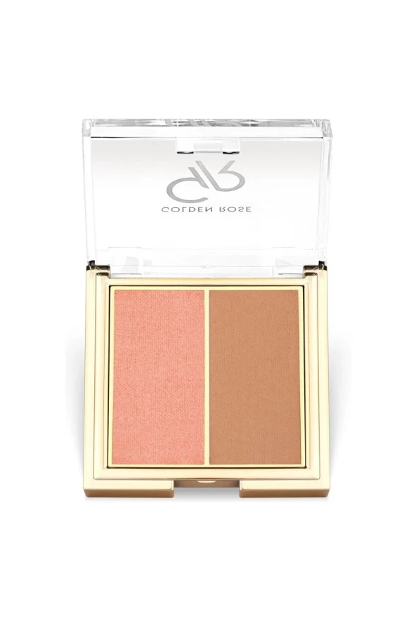 GOLDEN ROSE Iconic Blush Duo No: 01 Rose&nude - Allık