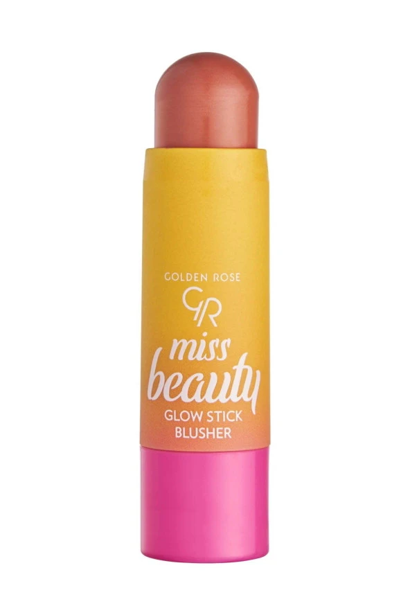 GOLDEN ROSE Miss Beauty Glow Stick Blusher No: 01 Peach Flash - Stik Allık