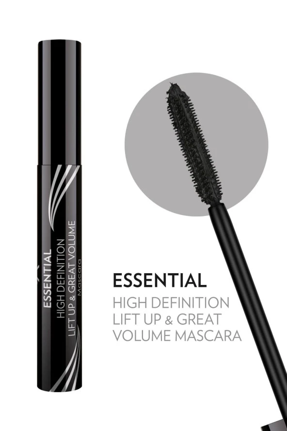 GOLDEN ROSE Essential High Definition & Liftup&great Volume Mascara - Black-hacim Veren Maskara - 4