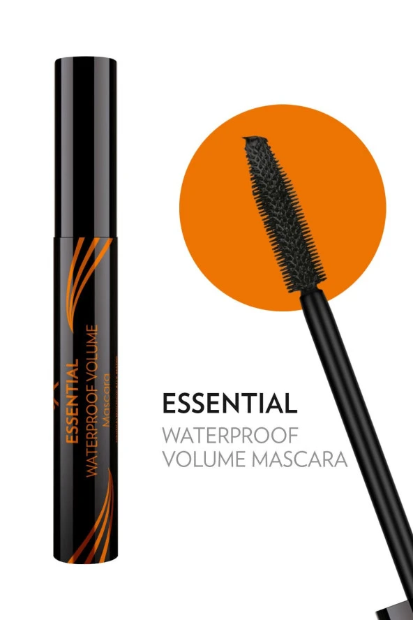 GOLDEN ROSE Essential Waterproof Mascara No: 05 Black - Suya Dayanıklı Maskara