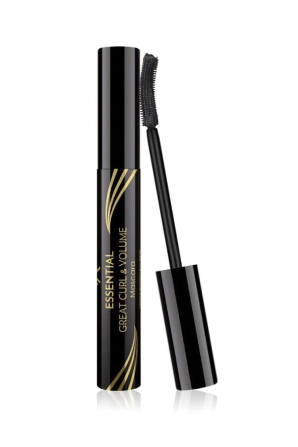 GOLDEN ROSE Essential Great Curl & Volume Mascara - Black - Kıvrım Veren Maskara - 2