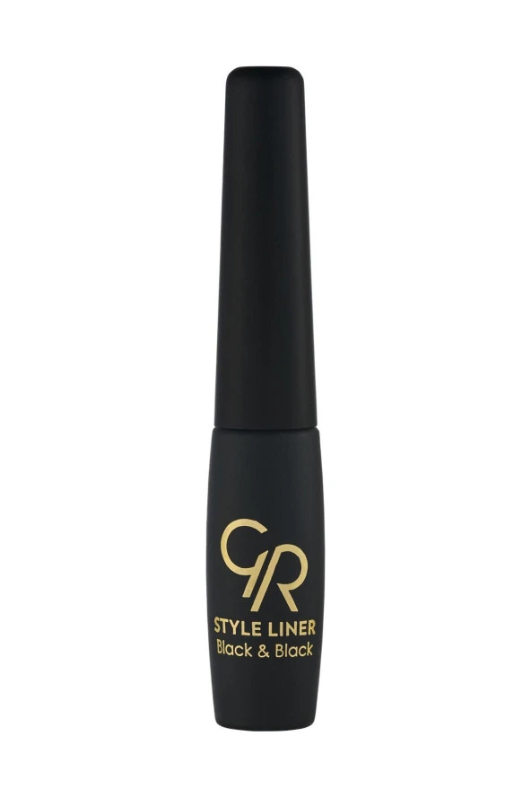 GOLDEN ROSE Style Liner Metallic Eyeliner No: 14 Black - Metalik Eyeliner