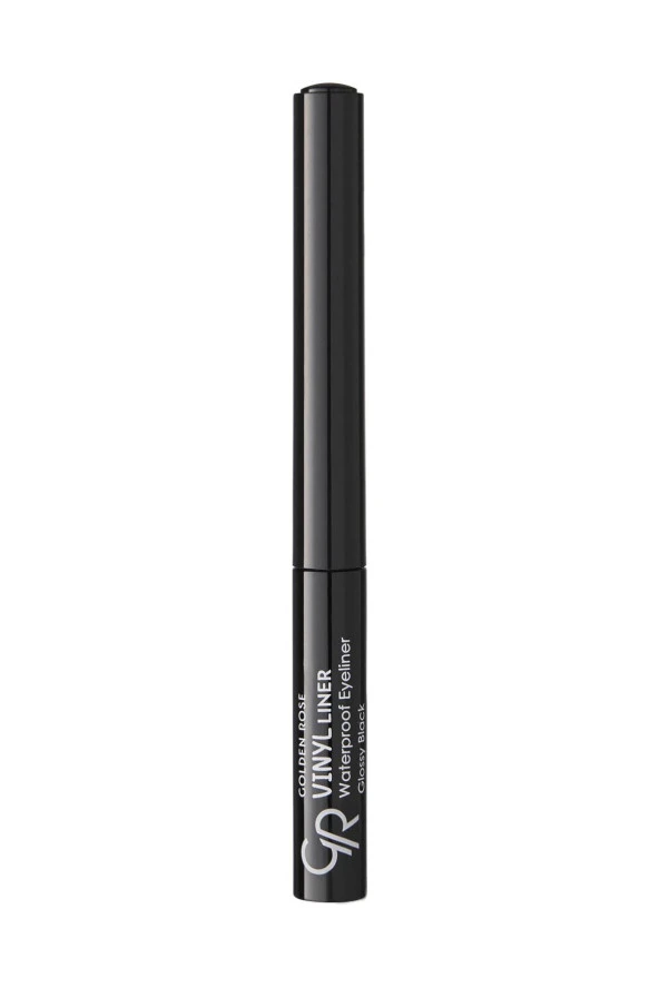 GOLDEN ROSE Vinyl Liner Waterproof Eyeliner No: Black - Suya Dayanıklı Eyelıner