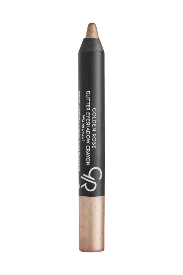 GOLDEN ROSE Glitter Eyeshadow Crayon Waterproof No: 57 Bright Gold - Suya Dayanıklı Simli Kalem Göz Farı