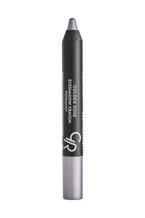 GOLDEN ROSE Eyeshadow Crayon Waterproof No: 02 Silver Gray - Suya Dayanıklı Kalem Göz Farı