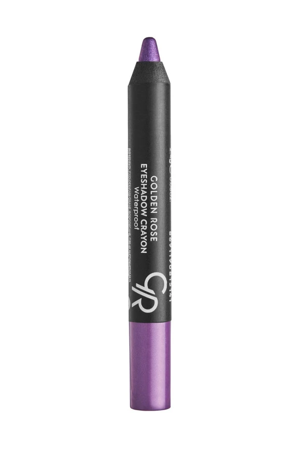 GOLDEN ROSE Eyeshadow Crayon Waterproof No: 08 Purple - Suya Dayanıklı Kalem Göz Farı