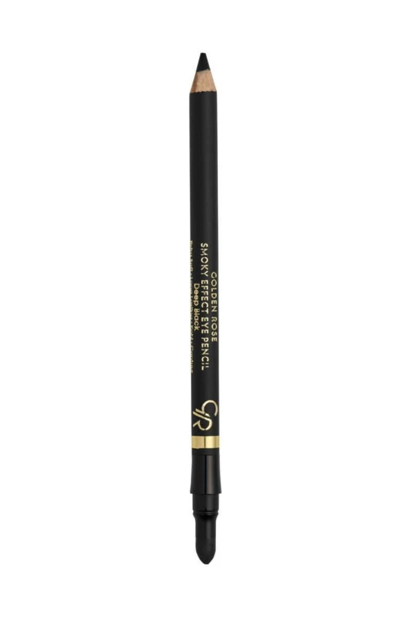 GOLDEN ROSE Smoky Effect Eye Pencil  No: 01 Deep Black - Göz Kalemi