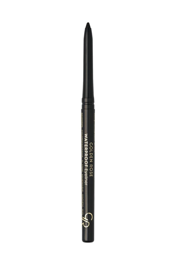 GOLDEN ROSE Waterproof Automatic Eyeliner No: 01 Black - Asansörlü Göz Kalemi