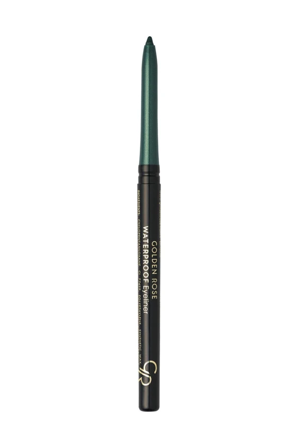 GOLDEN ROSE Waterproof Automatic Eyeliner  No: 08 Emeral Green - Asansörlü Göz Kalemi