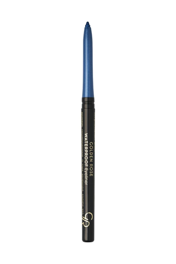 GOLDEN ROSE Waterproof Automatic Eyeliner No: 03 Navy Blue - Asansörlü Göz Kalem