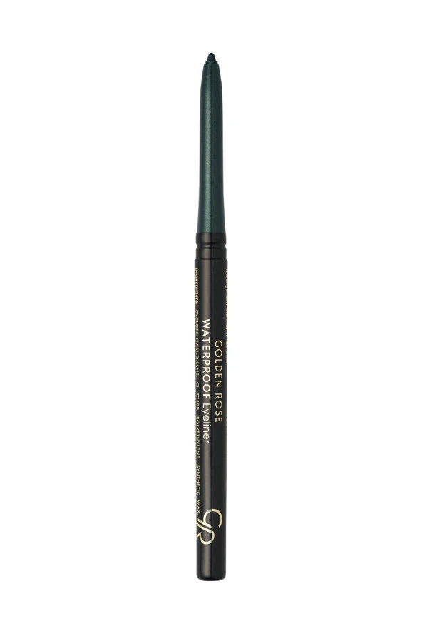 GOLDEN ROSE Waterproof Automatic Eyeliner No: 04 Forest Green - Asansörlü Göz Kalemi