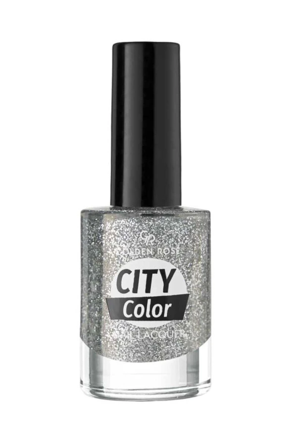 GOLDEN ROSE City Color Nail Lacquer Glitter No: 101 - Işıltılı Oje