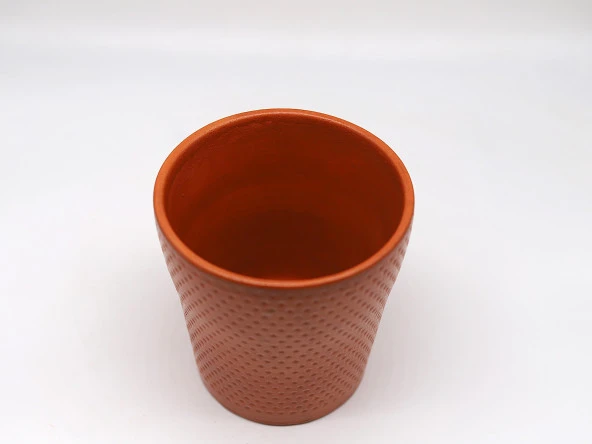 Tardan Seramik Saksı (Kırmızı Çamur)- 1 Adet - 3