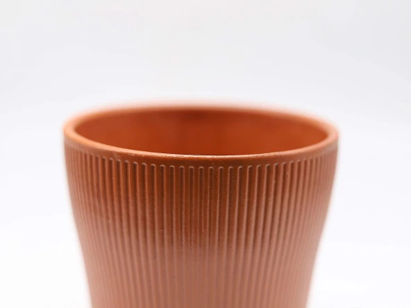 Tardan Seramik Saksı (Kırmızı Çamur)- 1 Adet - 6