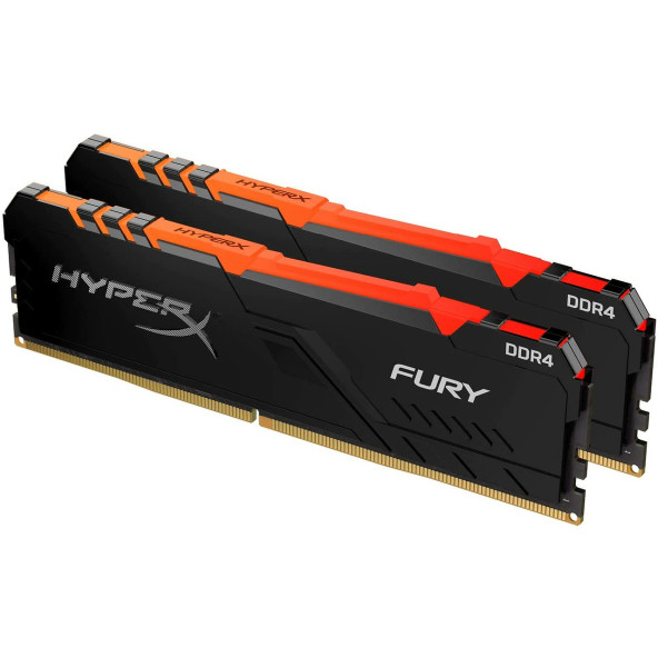 Kingston HyperX FURY RGB 32GB 3600MHz DDR4 CL18 DIMM (2x16) Ram HX436C18FB4AK2/32